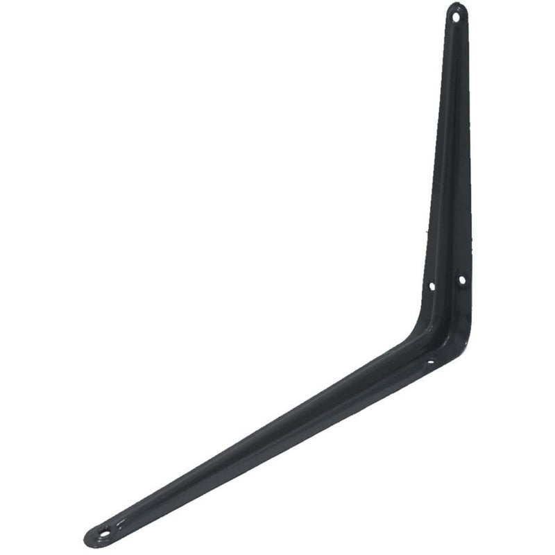8" X 10" Gray Steel Shelf Bracket With Pre-drilled Holes (Pack of: 2) - TH64-0810-Z02 - ToolUSA