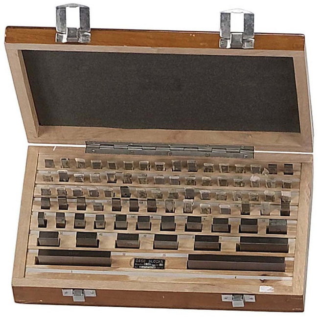 81 Pc Rectangular Steel Gage Block Set Grade B - TM-17876 - ToolUSA