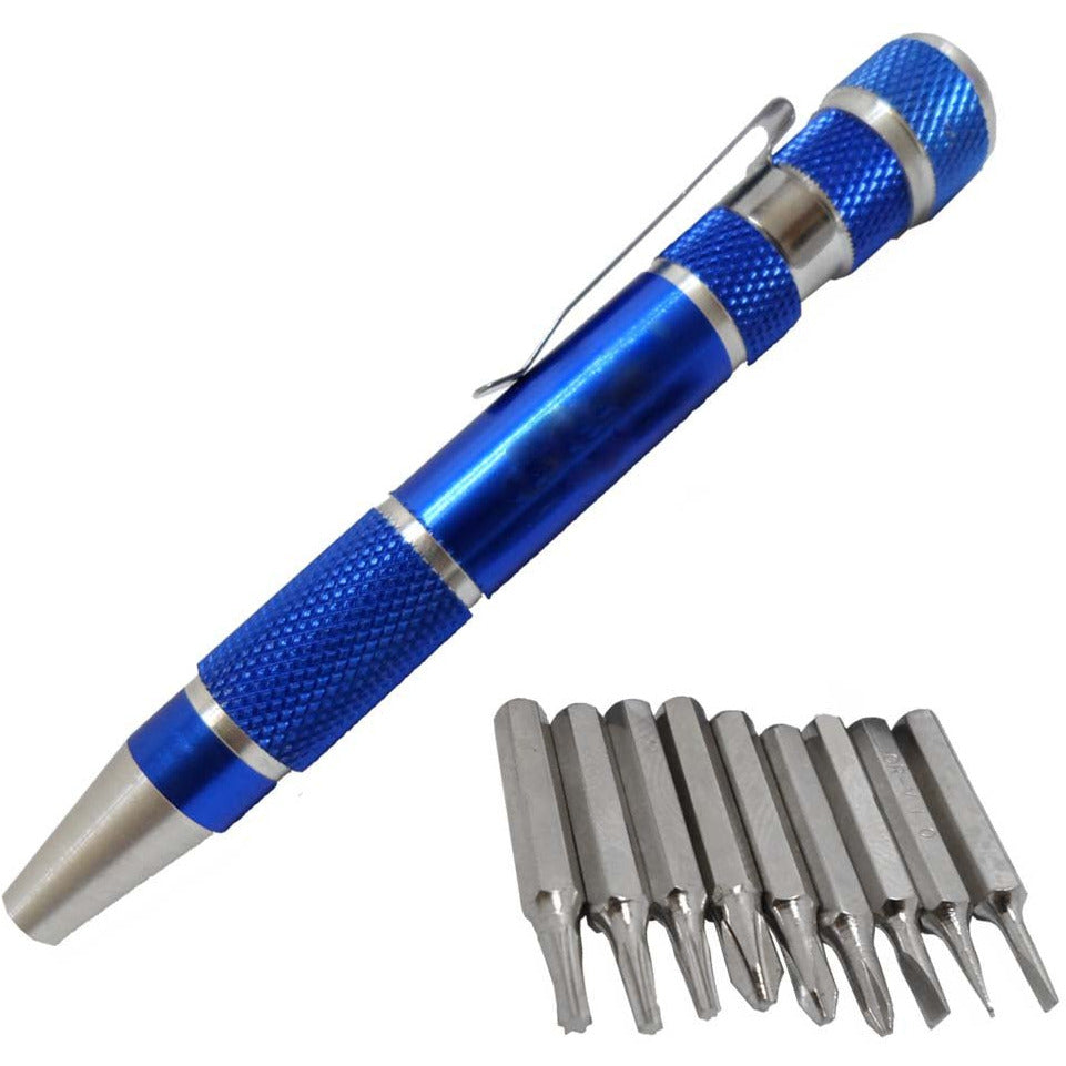 9 In 1 Aluminum Precision Screwdriver Set - PS-18147 - ToolUSA