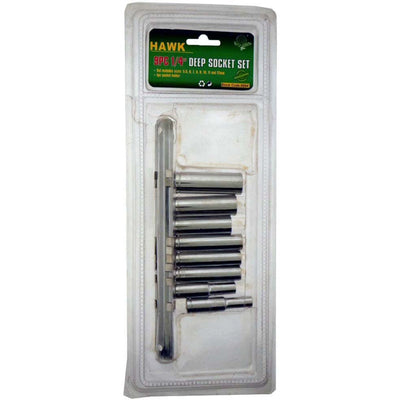 9 Piece 1/4" Deep Socket Set - TP-18116 - ToolUSA
