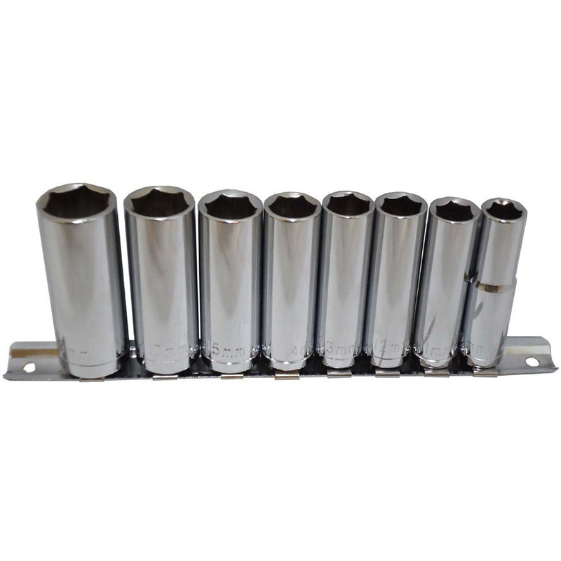 9 Piece 3/8" Deep Socket Set - TP-18117 - ToolUSA