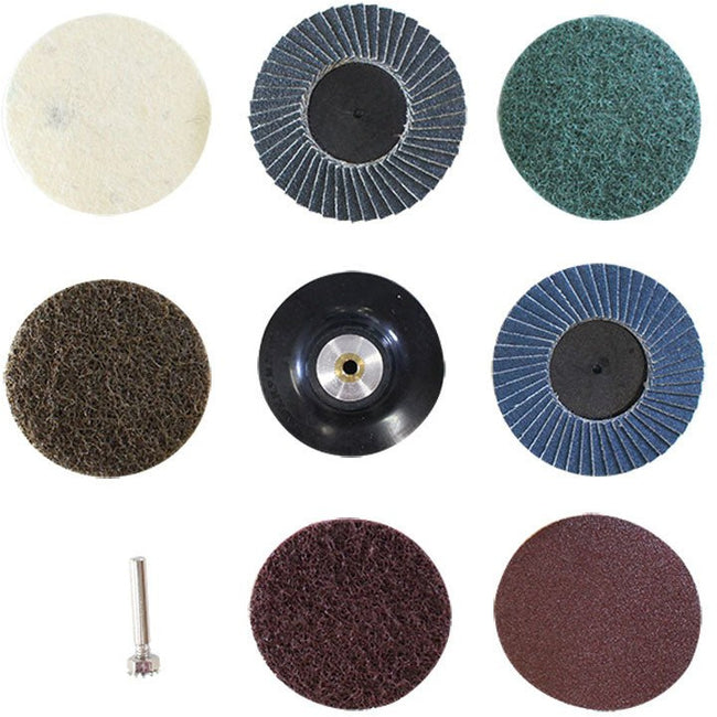 9 Piece Cleaning and Polishing Set - TJ-18209 - ToolUSA