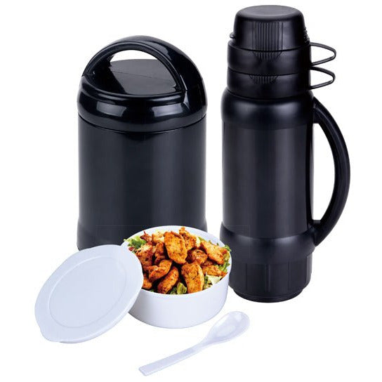 9 Piece Lightweight Food & Drink Container Set - U-69019-YK - ToolUSA