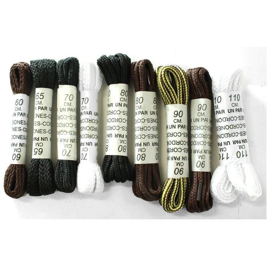 9 Sets of Shoelaces in Assorted Colors - D-08345 - ToolUSA