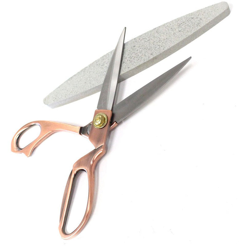 9.5 Inch Heavy Duty Professional Tailor Scissors with Sharpening Stone - KIT-SHARP - ToolUSA