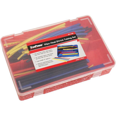 95 Piece Heat Shrink Tubing For Electrical Connections - TX7395 - ToolUSA