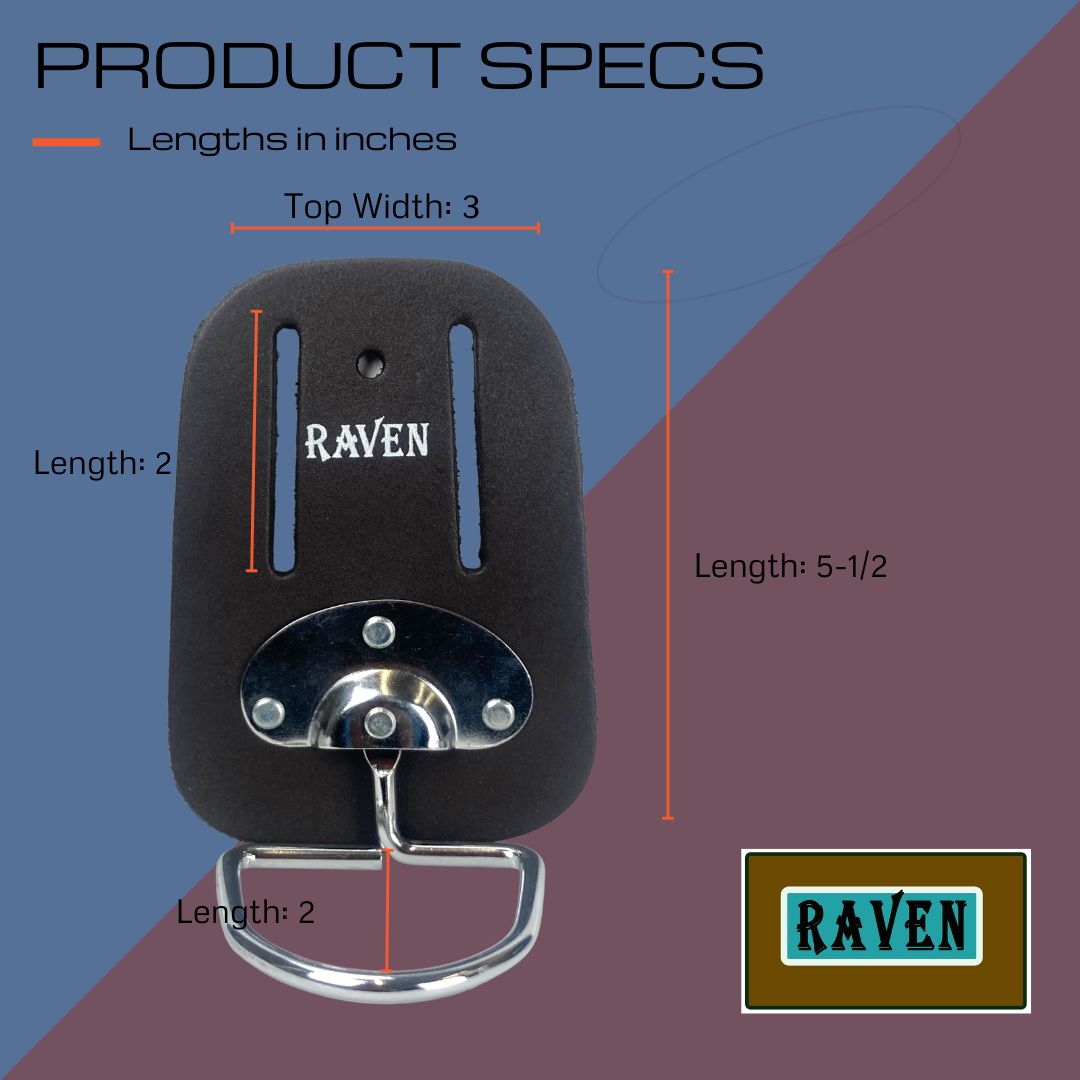 Oil Tanned Leather Swivel Hammer Holder - AT002Q - ToolUSA