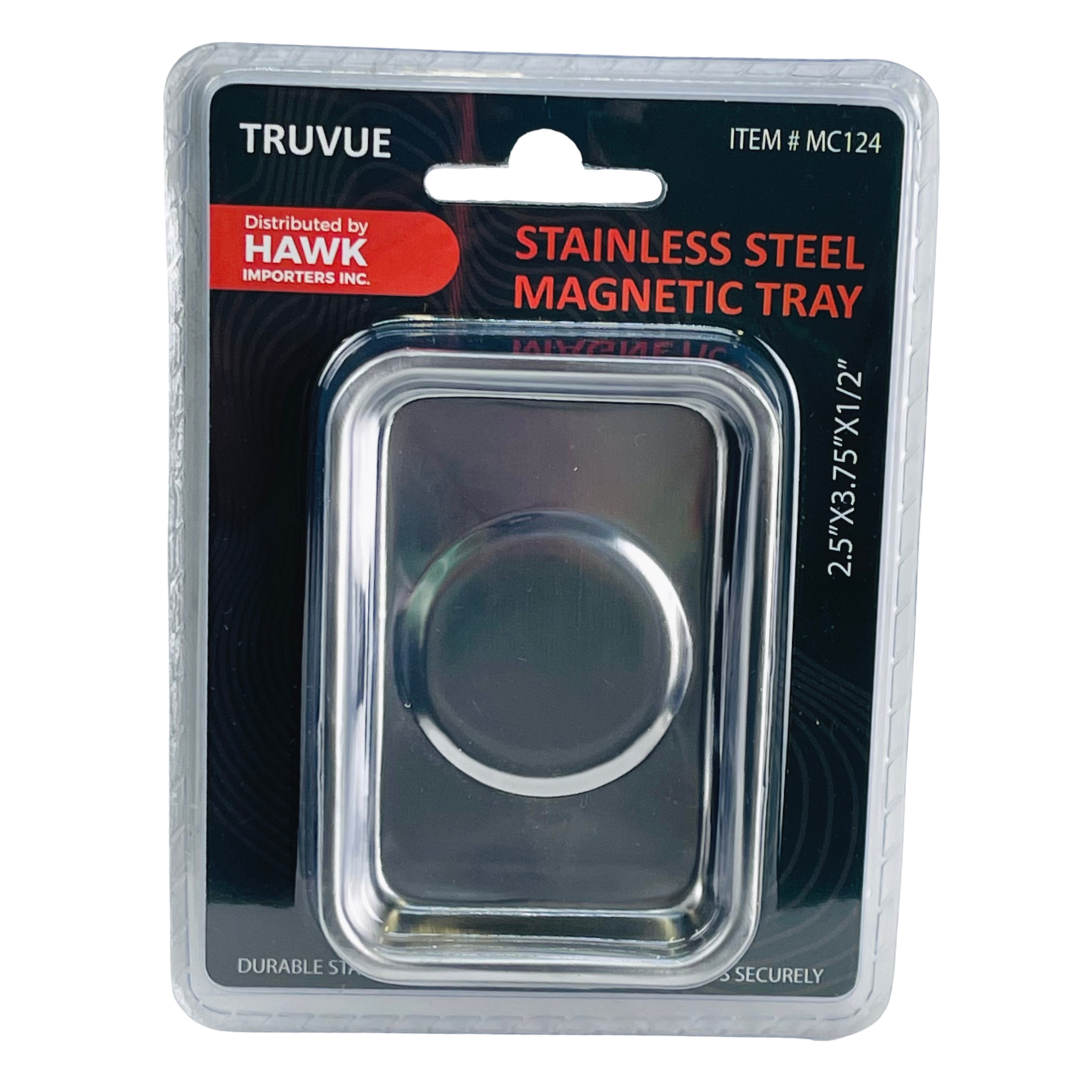 Small Rectangular Stainless Steel Magnetic Tray - MC-17466 - ToolUSA