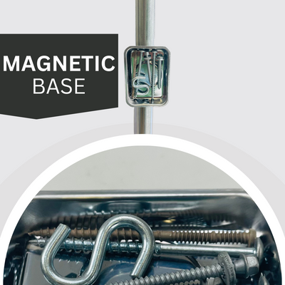 Small Rectangular Stainless Steel Magnetic Tray - MC-17466 - ToolUSA