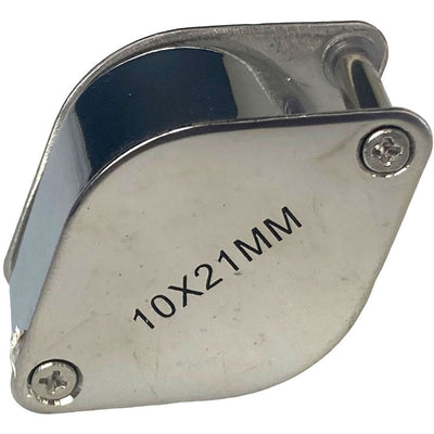 Chrome Jeweler's Loupe - 10X Power - MG-76212 - ToolUSA