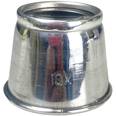 Silver Jeweler's Loupe - 10X Power (Pack of: 2) - MG-30920-Z02 - ToolUSA