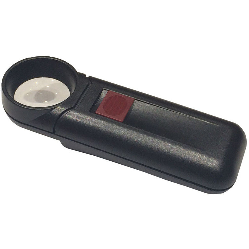 6x Illuminated Handheld Magnifier - 1-1/4 Inch Diameter Lens - MG-17557 - ToolUSA