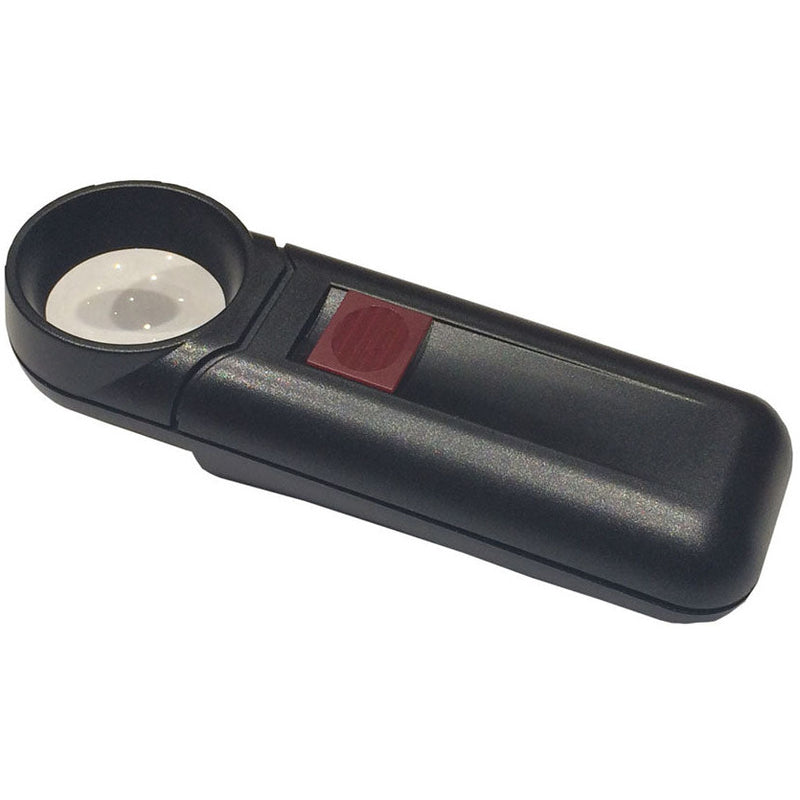 6x Illuminated Handheld Magnifier - 1-1/4 Inch Diameter Lens - MG-17557 - ToolUSA
