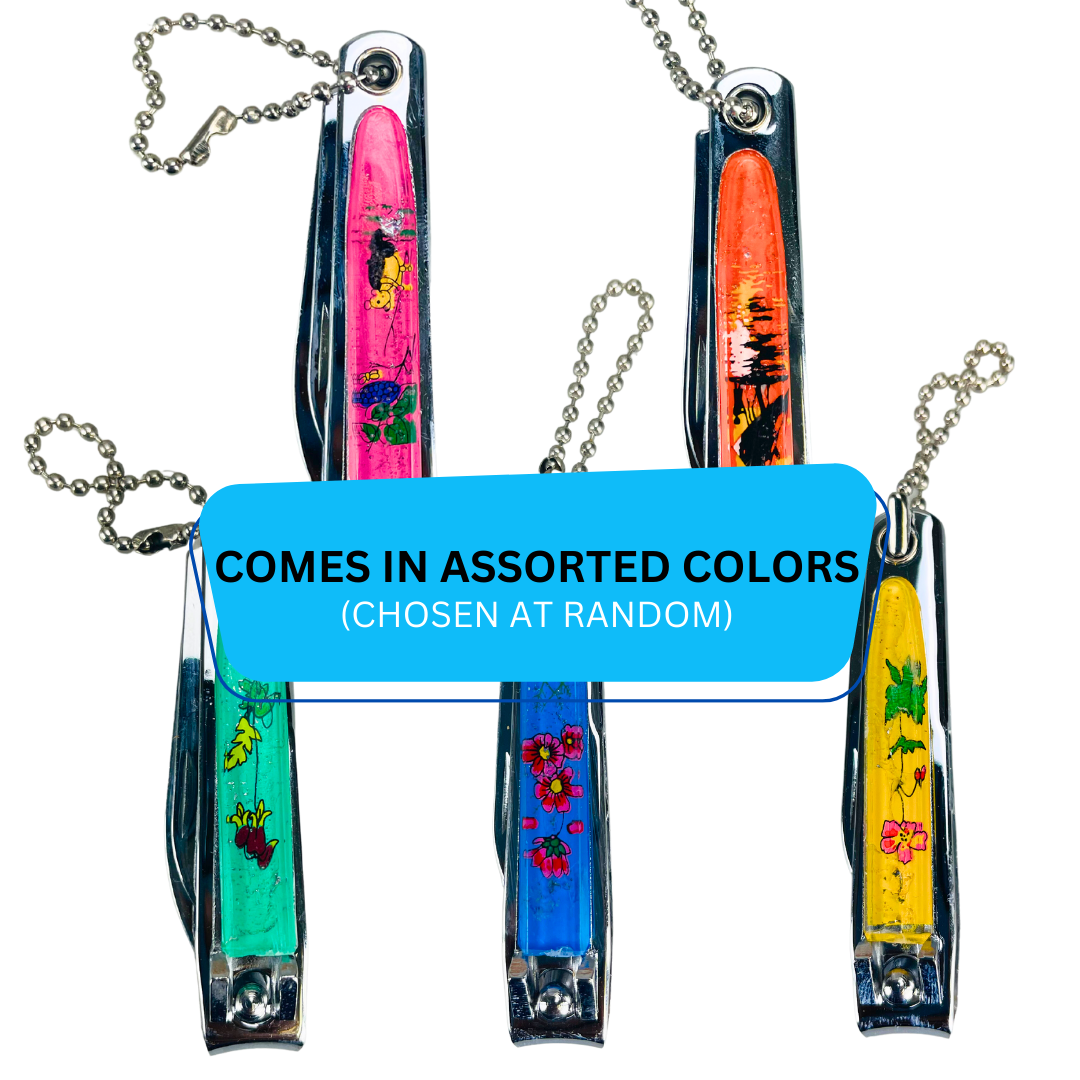 2.5" Stainless Steel Nail Clipper Bottle Opener, Knife with Key Chain (Pack of: 2) - CARE-00004-Z02