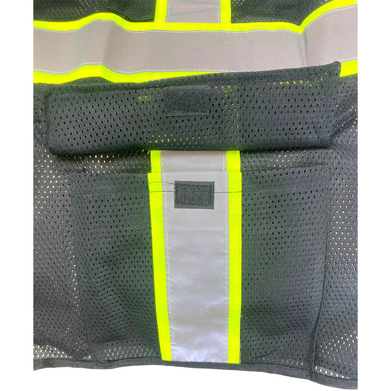 Black High Visibility Safety Vest, XL - SW15-BKA-XL - ToolUSA