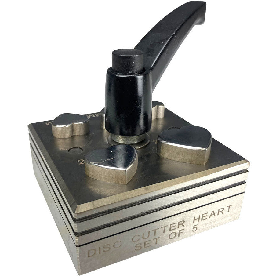 5 Piece Heart Shape Disc Cutter - TJ750H-HR-5 - ToolUSA