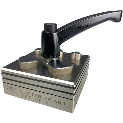 5 Piece Heart Shape Disc Cutter - TJ750H-HR-5 - ToolUSA