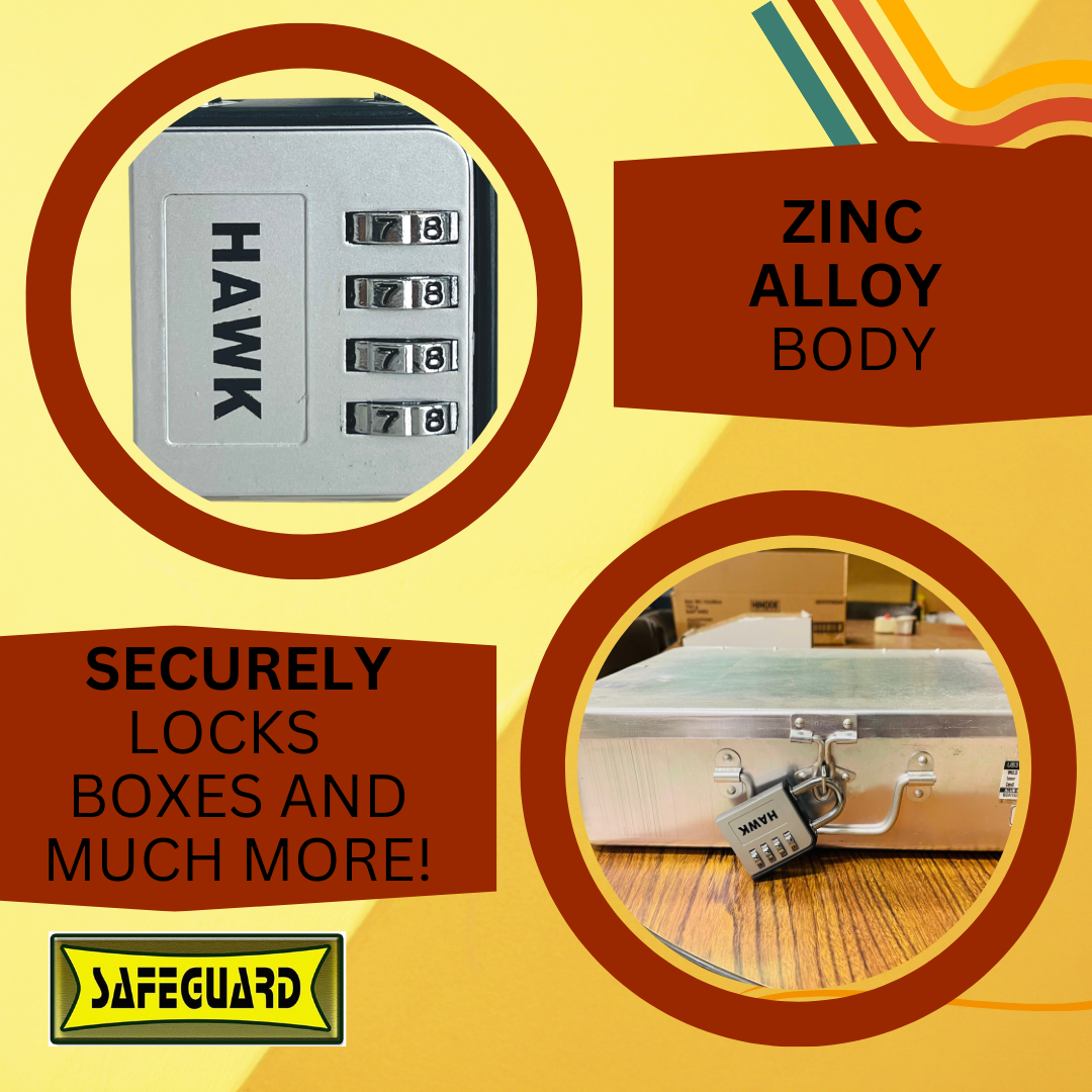 4 Digit Combination Padlock - TZ-14900 - ToolUSA