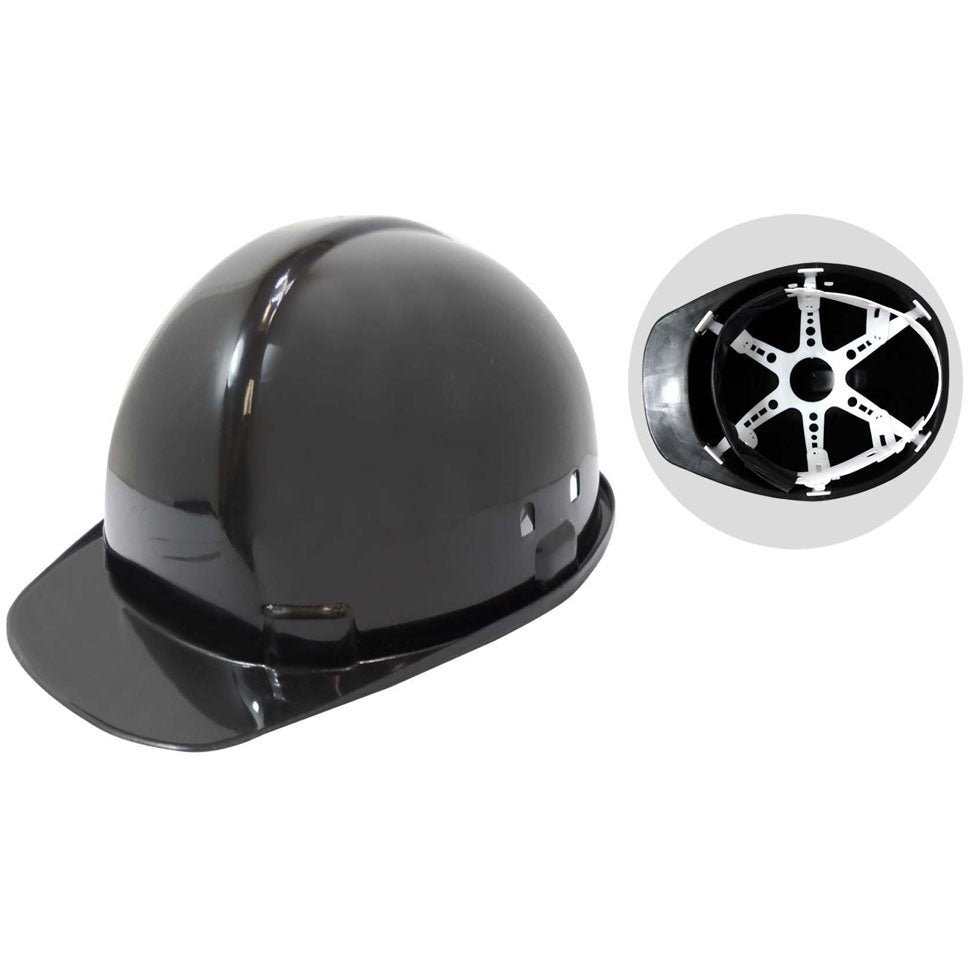 ABS Adult Size Adjustable Safety Hard Hat with Liner - ToolUSA