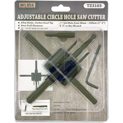 Adjustable Circle Hole Saw Cutter - TZ02-93101 - ToolUSA