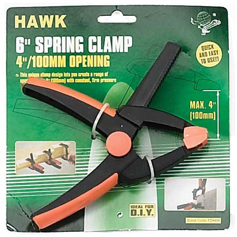 Adjustable Spring Clamp - 6" (Pack of: 2) - CLAMP-04496-Z02 - ToolUSA