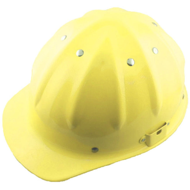 ADULT SIZE RED ALUMINUM SAFETY HAT W/FRONT BILL & ADJUSTABLE LINER - SF-79202 - ToolUSA