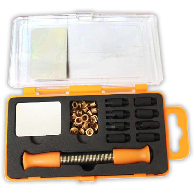 All In One Hole Punch Tool Set With Plastic Hinged Storage Box - TZ2905-SET - ToolUSA