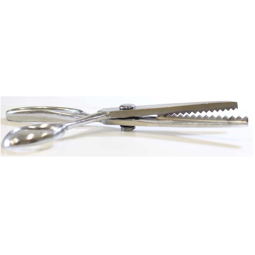 All Metal 8 Inch Pinking Shears With Classic Wave Pattern - SC-52800 - ToolUSA