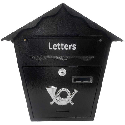 All Metal Locking Mail Box - Mounts To The Wall (Pack of: 1) - D--18240 - ToolUSA