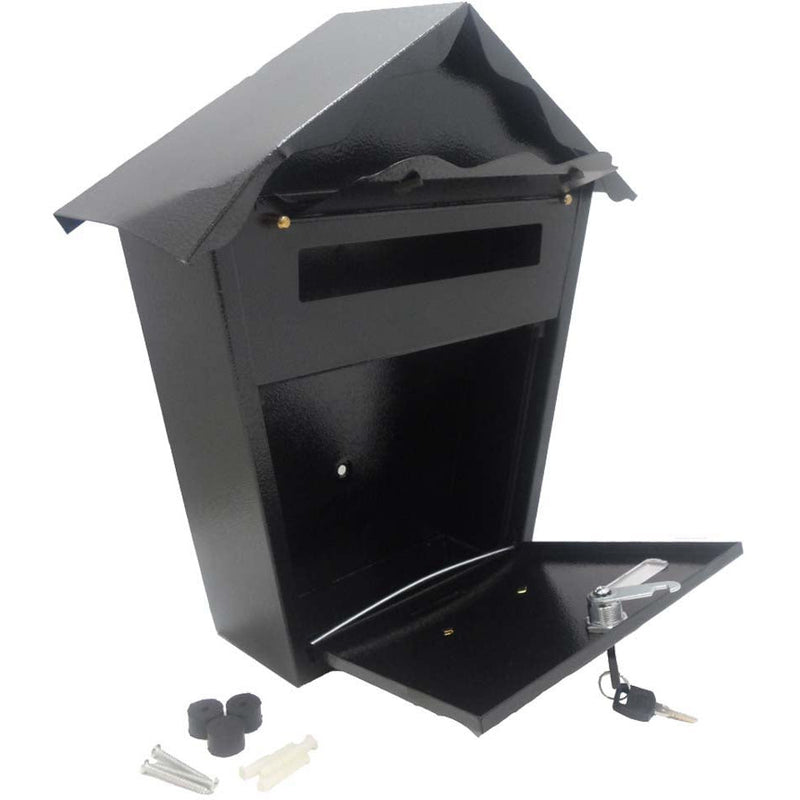 All Metal Locking Mail Box - Mounts To The Wall (Pack of: 1) - D--18240 - ToolUSA