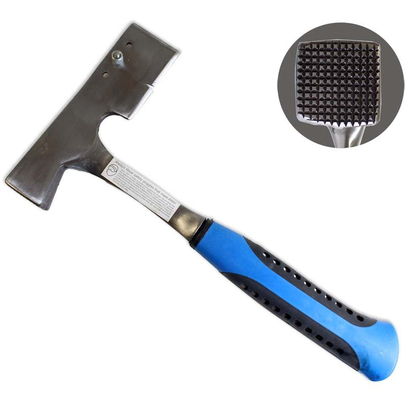 All Steel 13 Inch Hatchet- Hammer For Roofing With Rubberized Grip - LATE-19538 - ToolUSA