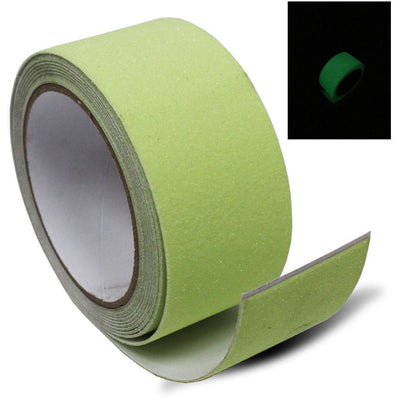 Anti-Slip Glowing Self-Adhesive Tape - 9 Foot x 2 Inch - TAP-GLOW-010 - ToolUSA
