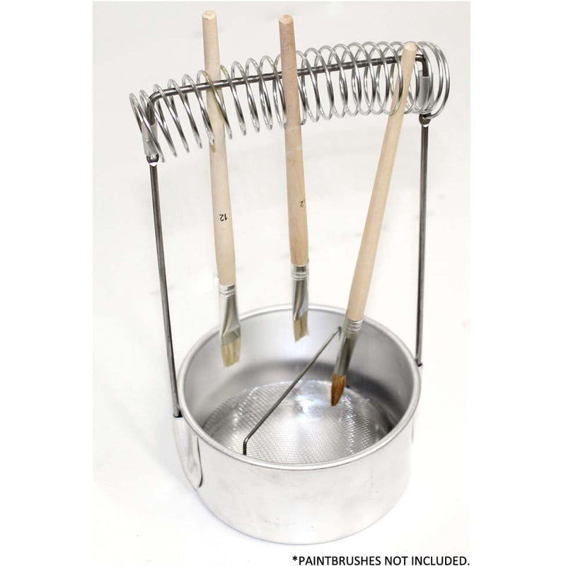 Artist's Aluminum Brush Holder and Washing Stand - CR-05095 - ToolUSA