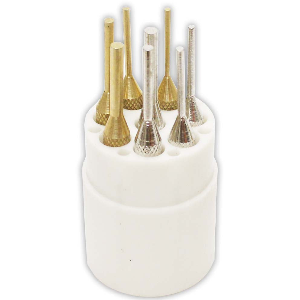 ASSORTED BRASS AND STEEL DRIVE PIN 8-PIECE SET - TJ01-32100 - ToolUSA