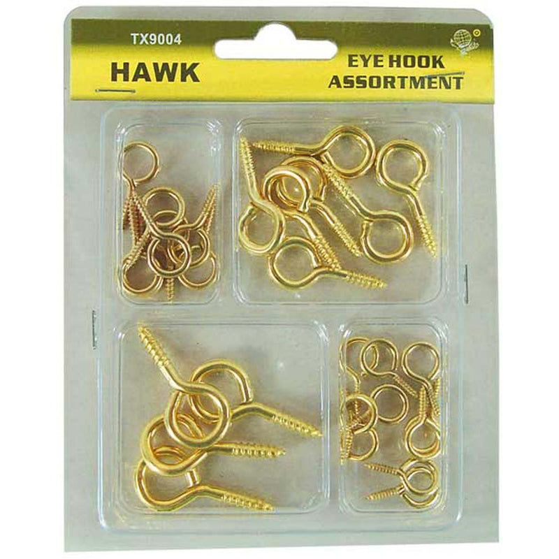 Assorted Brass Eye Hooks - HW-99004 - ToolUSA