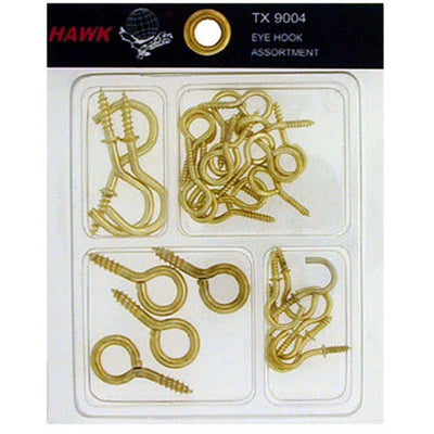 Assorted Brass Eye Hooks - HW-99004 - ToolUSA