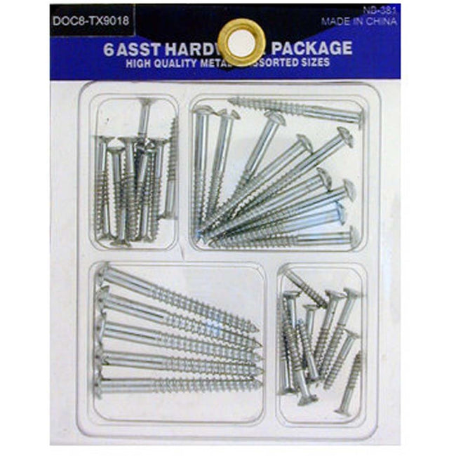 ASSORTED HALF WAY THREAD SCREWS - HW-19018 - ToolUSA