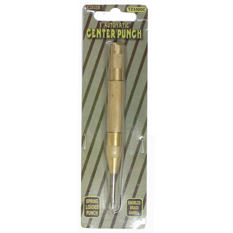 Automatic Center Punch - Brass Body - TZ01-13400 - ToolUSA