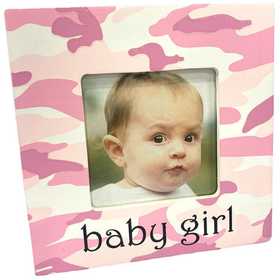 Baby Girl Decorative Picture Frame, 6 x 6 Inches - HH-WF-10604 - ToolUSA