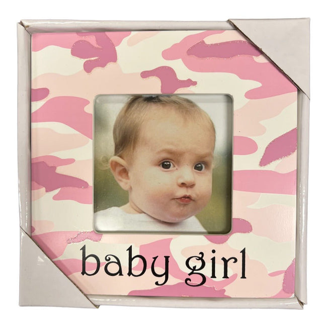 Baby Girl Decorative Picture Frame, 6 x 6 Inches - HH-WF-10604 - ToolUSA