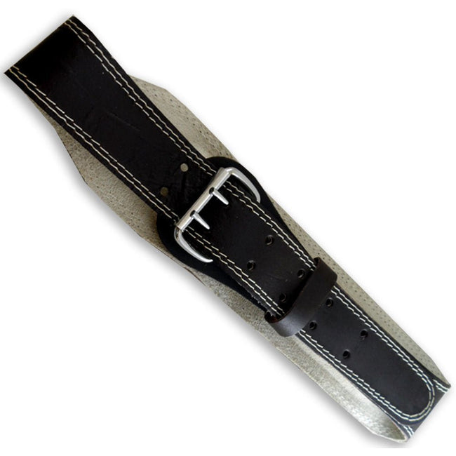 Back Support Top Grain Brown Leather Belt with Double Prong Buckle - BELT-CL227BK - ToolUSA