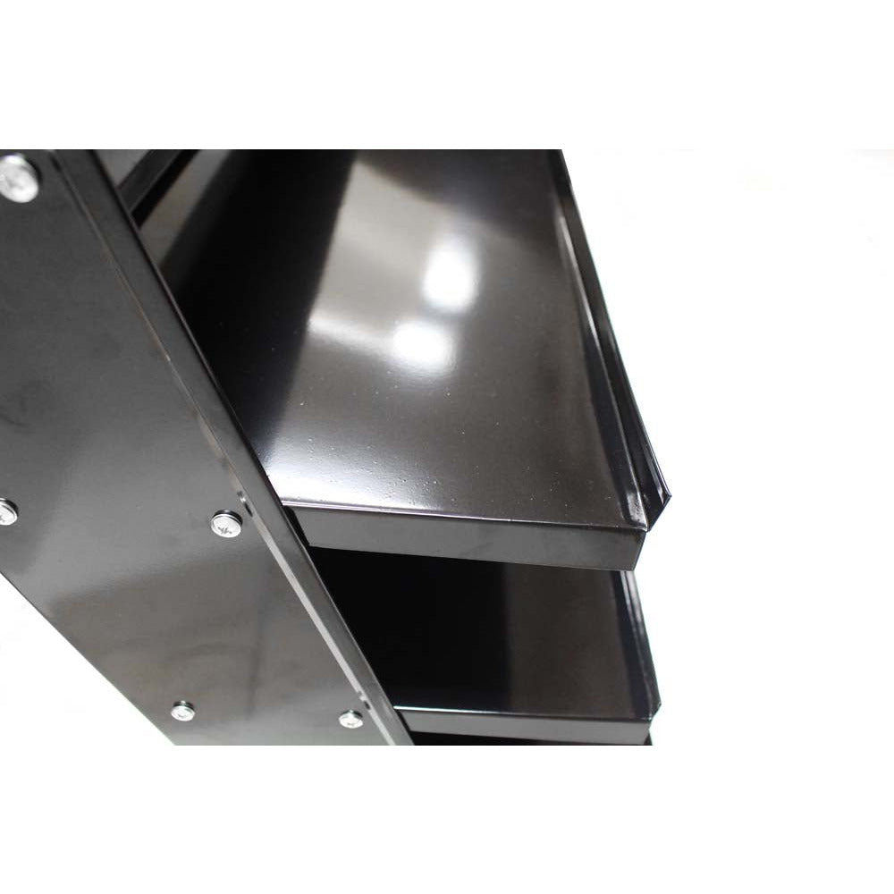 Bench Rack For Workshop Or Store Display-With Curved Edges To Hold Containers-31-1/3 X 12 X 23 Inches - RACK - ToolUSA