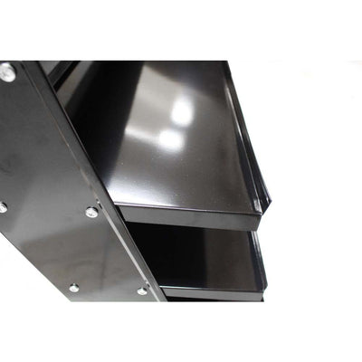 Bench Rack For Workshop Or Store Display-With Curved Edges To Hold Containers-31-1/3 X 12 X 23 Inches - RACK - ToolUSA