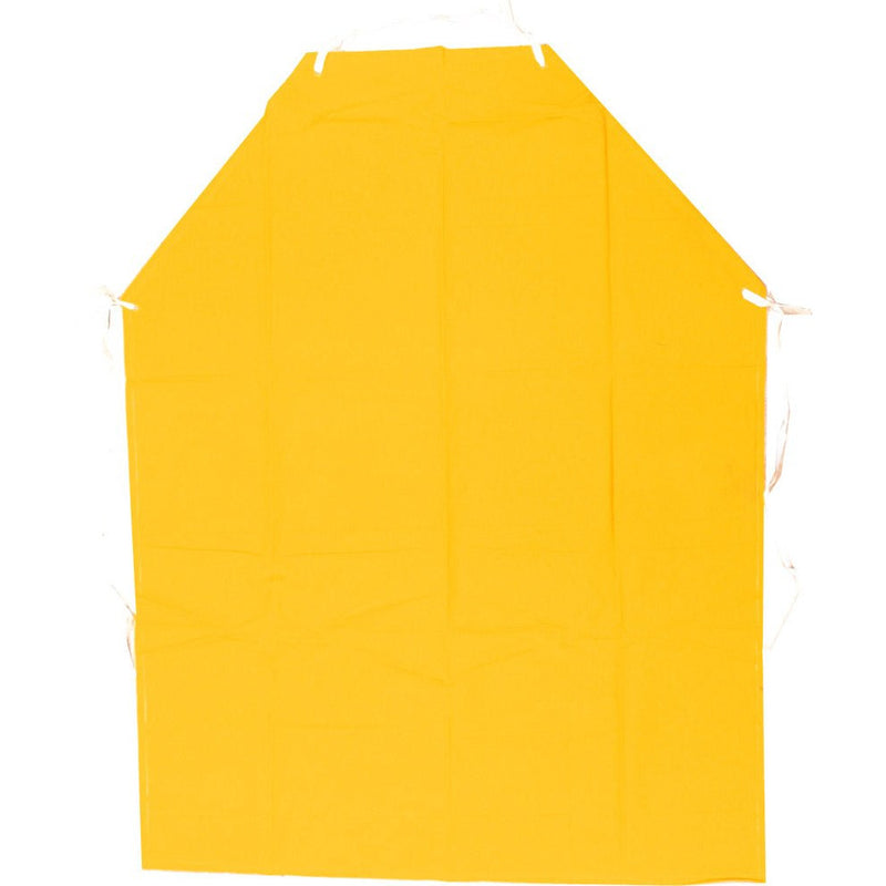 Bib Style Adult 35 Mil Yellow PVC Work Apron - RAIN-59000 - ToolUSA