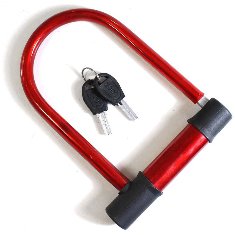 Bicycle Shackle Lock with 2 Keys - TZ-07875 - ToolUSA