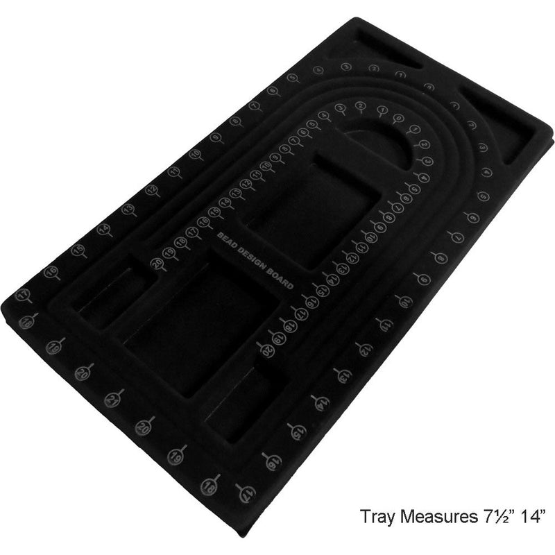 Black Beading Design Tray (Pack of: 2) - TJ05-11733-Z02 - ToolUSA
