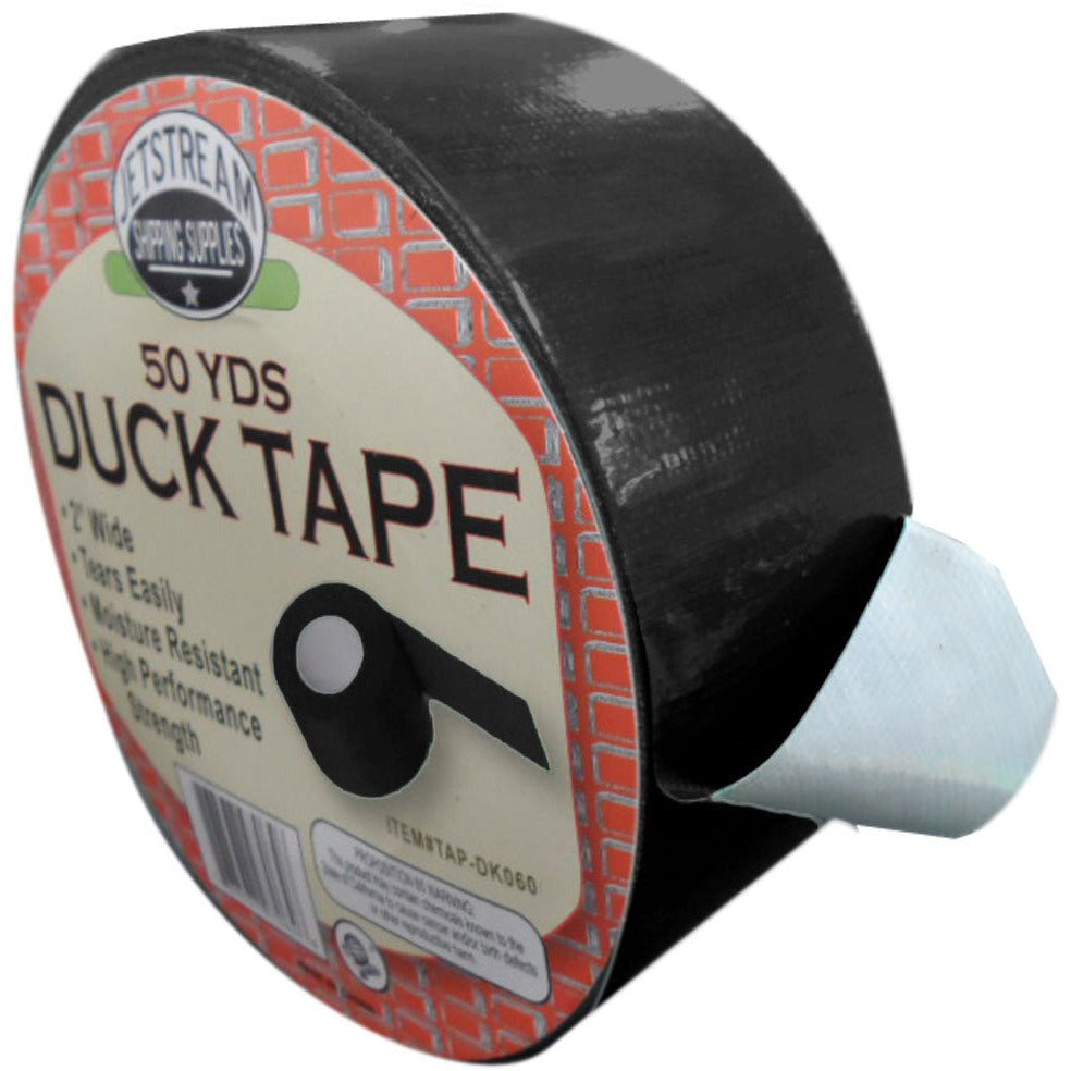 Black Duct Tape - 2 Inch x 180 Feet - TAP-97061 - ToolUSA