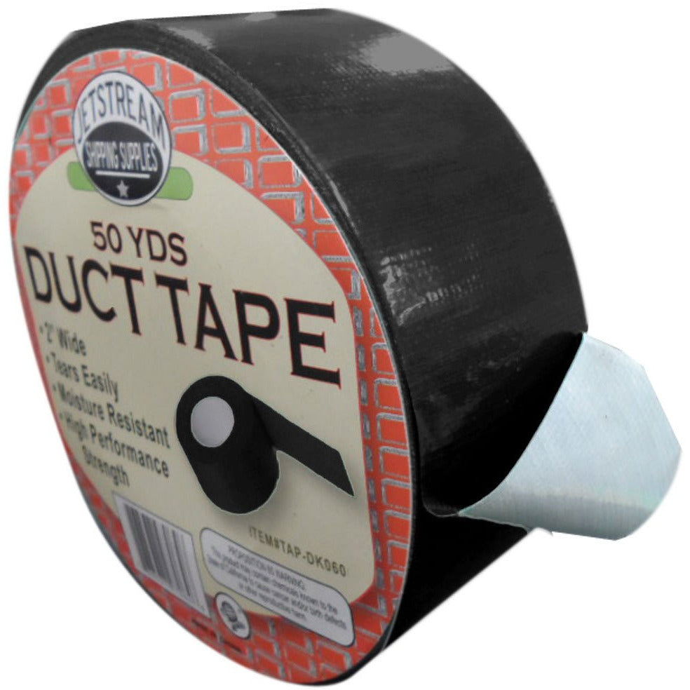 Black Duct Tape - 2 Inch x 180 Feet - TAP-97061 - ToolUSA