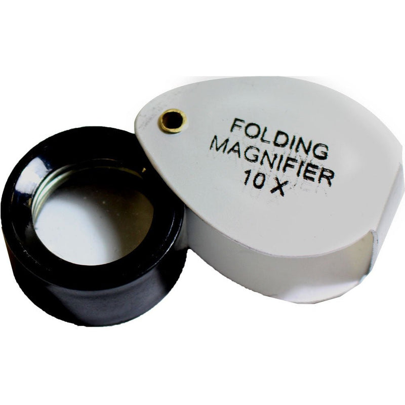 Black Jeweler's Loupe - 10X Power (Pack of: 2) - MG-10751-Z02 - ToolUSA