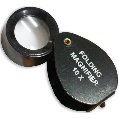 Black Jeweler's Loupe - 10X Power (Pack of: 2) - TJ-91047-Z02 - ToolUSA